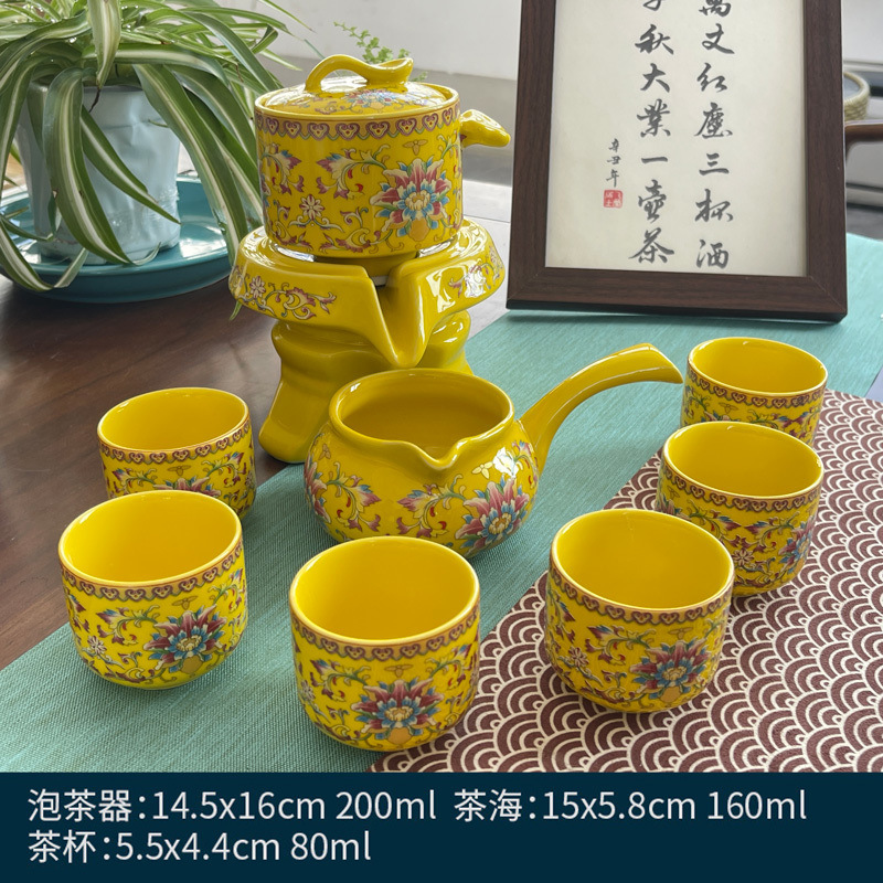 황제 노란색 에나멜 자동 차 세트