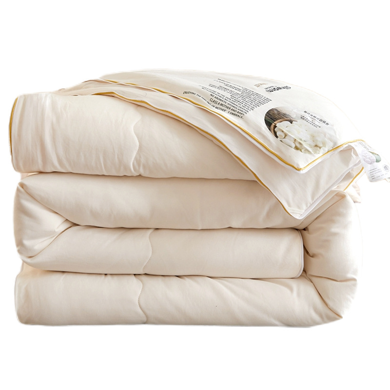 2F蠶蛹蛋白子母被二合一拉鏈款被子冬被加厚保暖被芯春秋被四季通