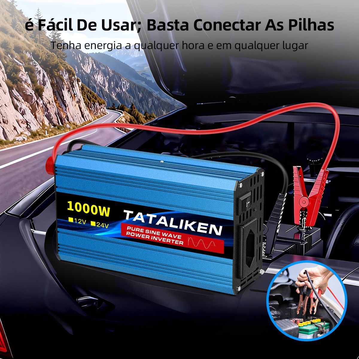 Transfronterizo dedicado para onda sinusoidal pura 400W / 1000W inversor para automóviles / hogares 12V - 24V 110 - 220V