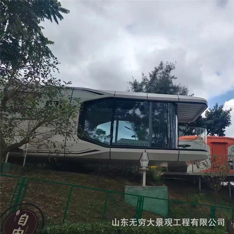 Star Room Apple cápsula móvil característica Hotel inteligente integrado paisaje cabina B & B cabina