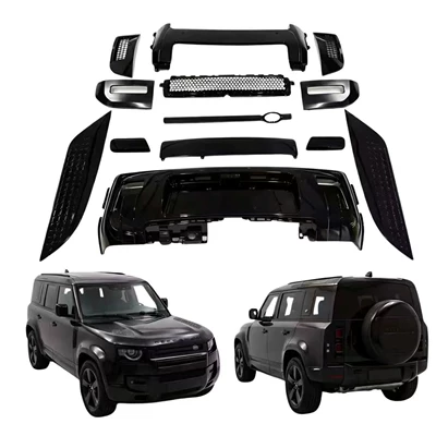 Supports cross-border, suitable for Land Rover Defender 20-25 upgrade to 26 models with the Black Warrior kit, Black Warrior style (Big Surrounded)