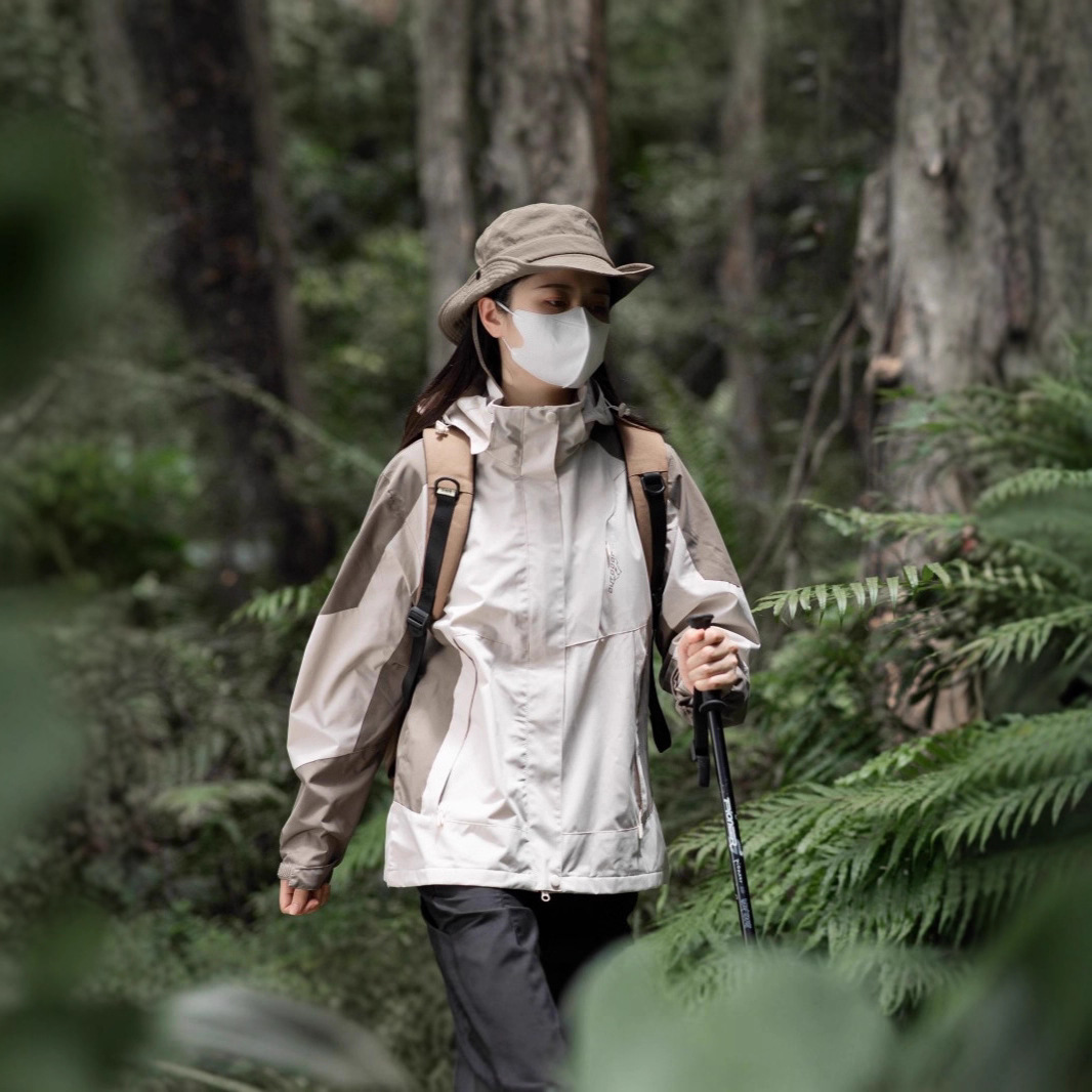 Mountain Outdoor Hard Shell Jacket Men's Three-In-One Windproof and Waterproof Two-Piece Fleece Liner Hiking Jacket