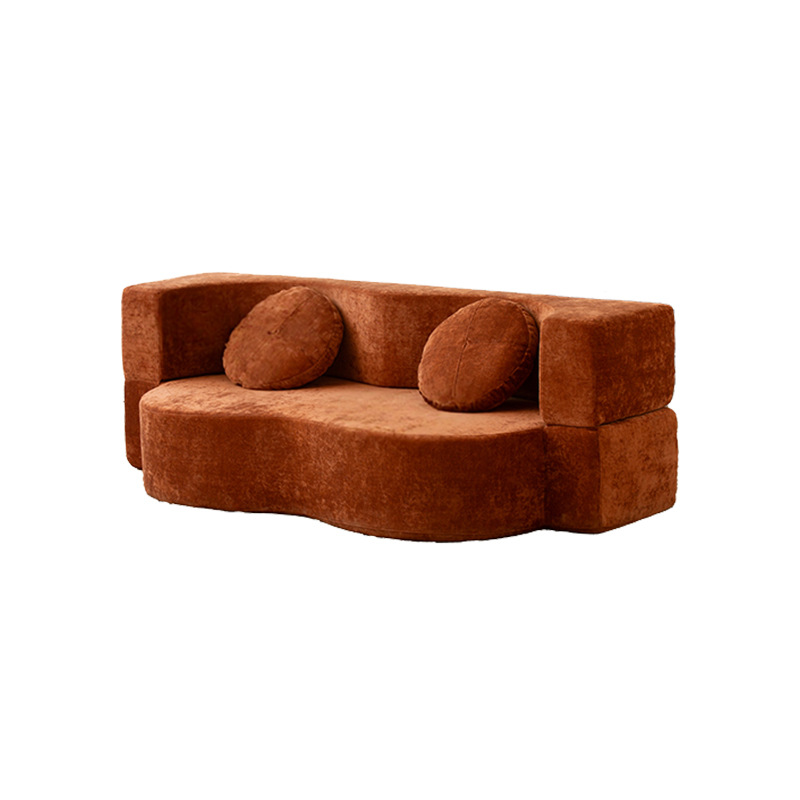 Sofá plegable transfronterizo 28D esponja sofá sin marco estilo de maní suelo sofá silla cama doble variable