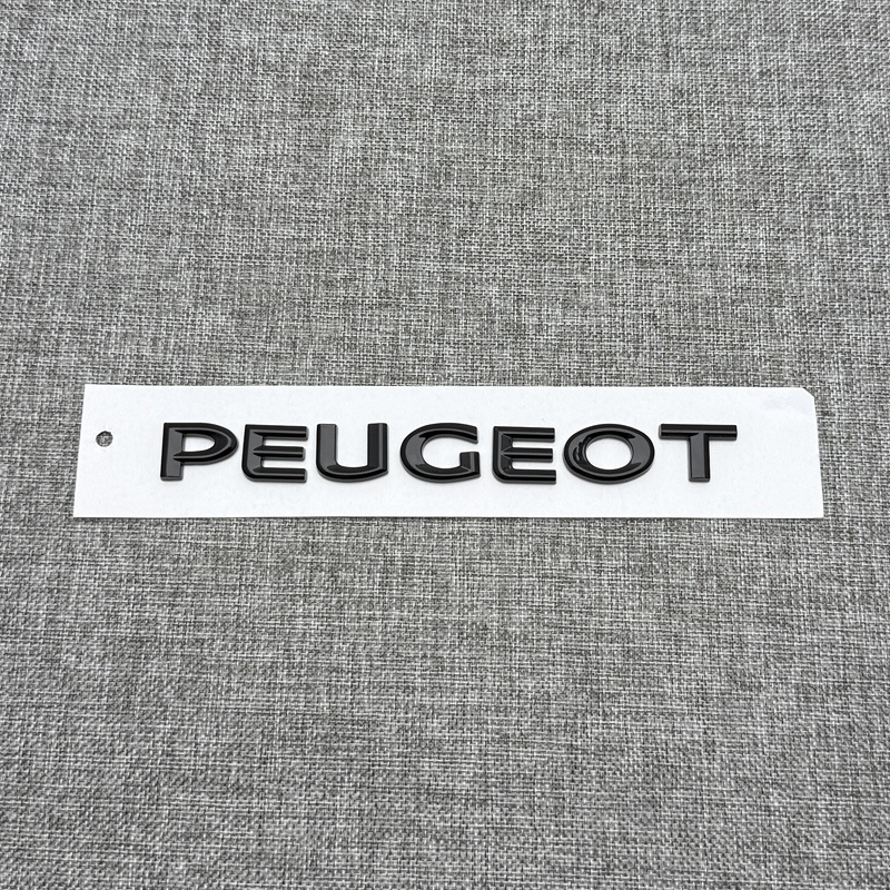 Aplicable Peugeot modificado estándar de cola estándar inglés estándar negro 308 408 307 407 5007 número del maletero