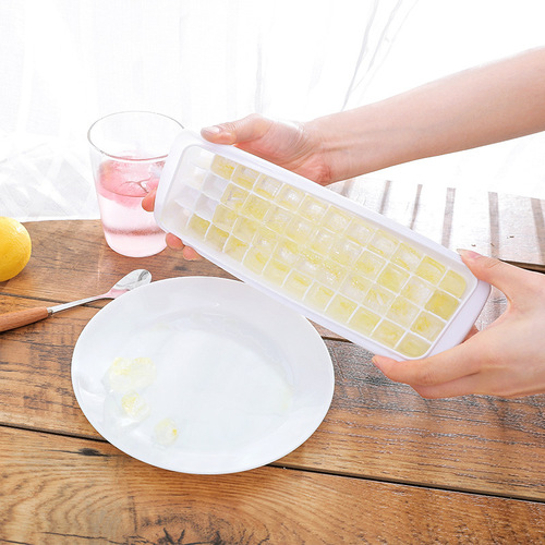 Ice Mold DIY Self-Made Ice Block Pudding Freezer at Home Ice Mold with Lid Set One Piece Shipping