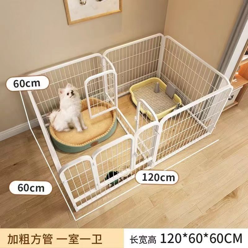 狗狗笼子狗围栏家用室内中大型犬狗笼子宠物栅栏自由组合带隔离门|undefined