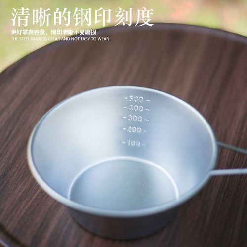 Outdoor camping snow pull bowl 304 stainless steel picnic bowl portable camping camping tableware folding bowl