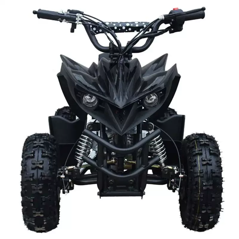 沙滩车 60cc ATV 汽油动力 4 冲程儿童四轮摩托车 - 黑色