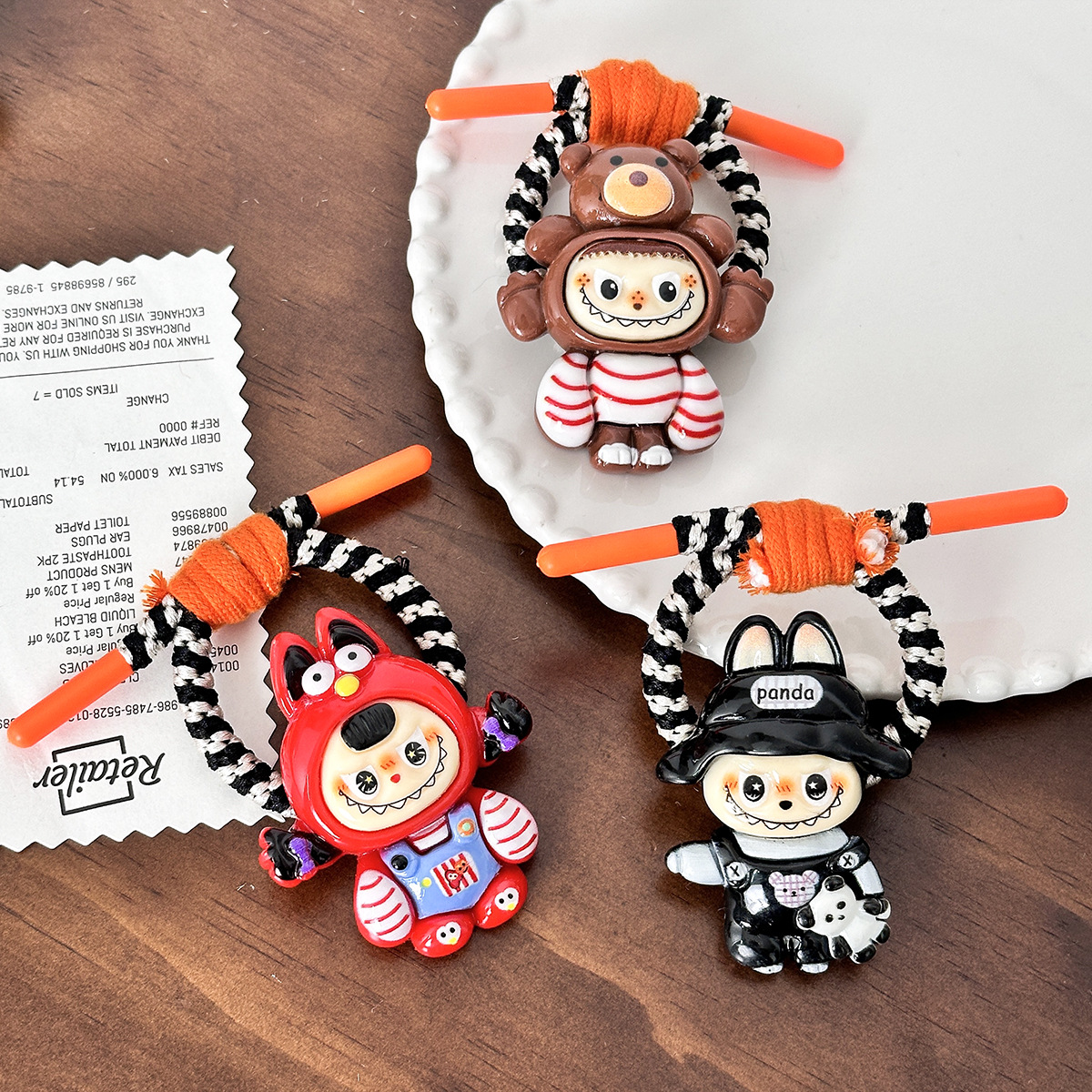 2025 nueva cuerda para el cabello coreana linda, banda de goma gruesa de alta calidad, lazo para el cabello para mujer, cuerda para el cabello duradera de alta elasticidad