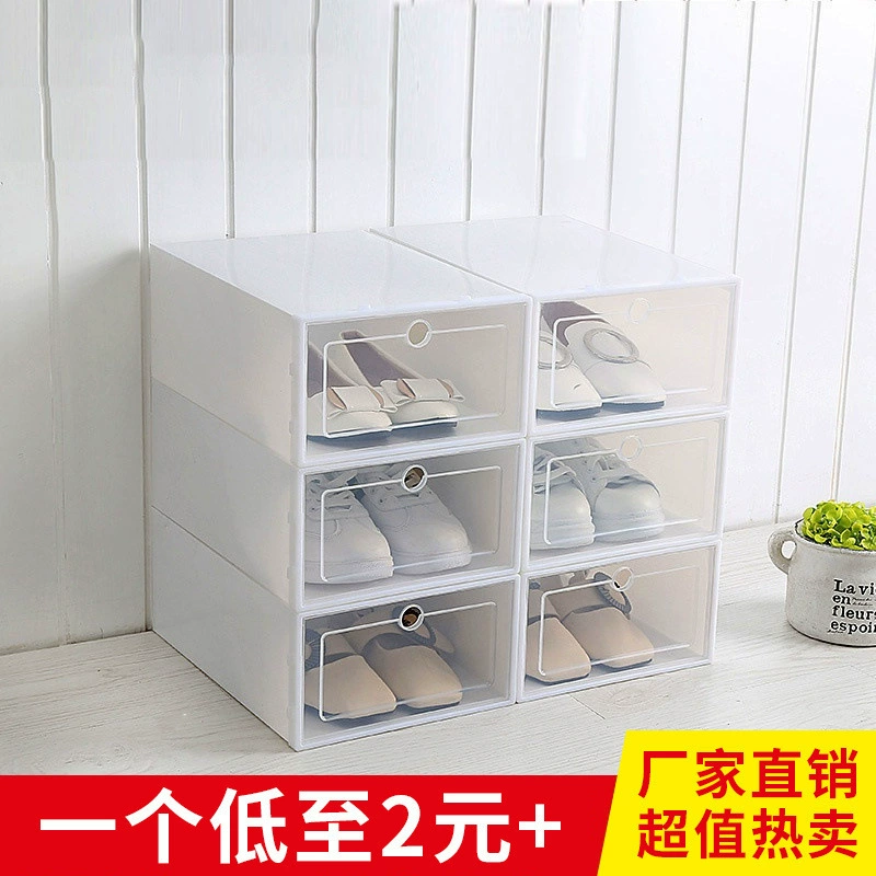Шкаф для обуви, пластиковый органайзер для обуви, пылезащитный ящик для хранения обуви, простая прозрачная полка для обуви, домашний аксессуар, доставка через AliExpress