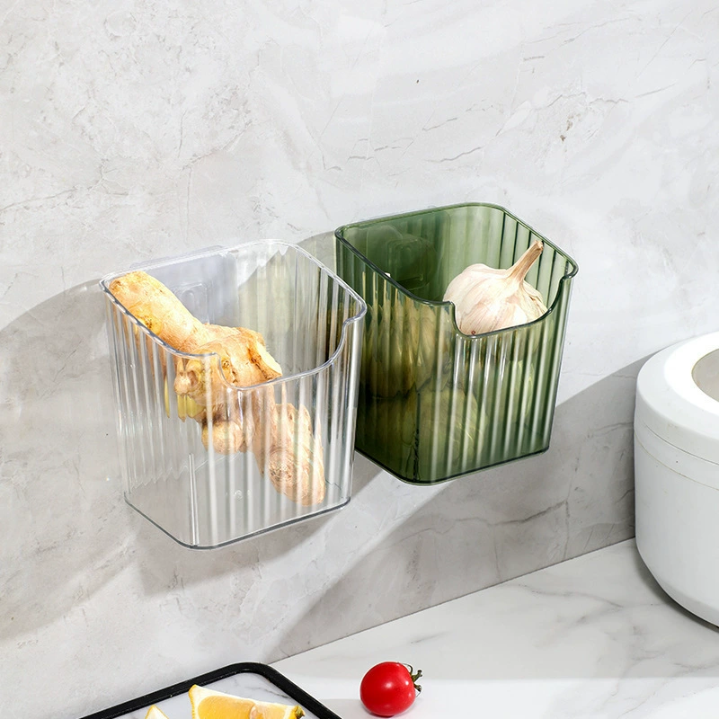 Настенный ящик для хранения лука, имбиря и чеснока, ящик для хранения в кухне, ванной комнате, стеллаж для хранения в домашней ванной комнате, настенная корзина без перфорации