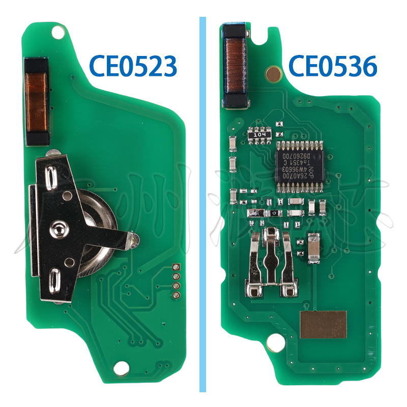 Suitable for Peugeot Citroen Foldableing Remote Control Car Key 433Mhz Ce0523/Ce0536 Ask/Fsk