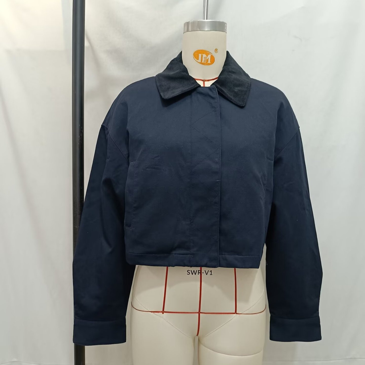 Abbigliamento donna autunno/inverno 2024 nuova moda di strada giacca collo in velluto a coste_voghion.com