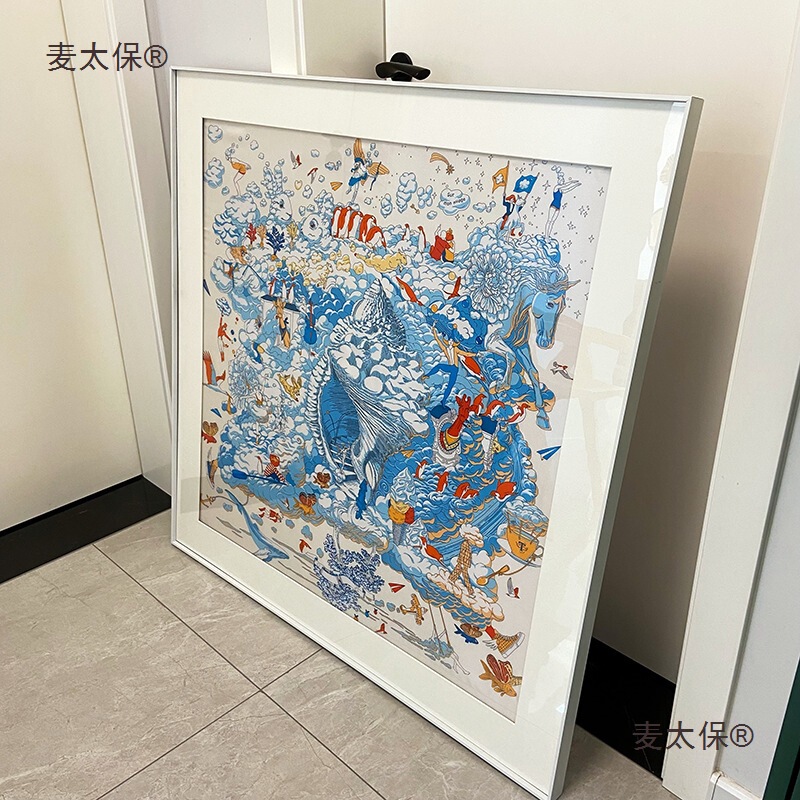 ♡ DIY Non-Destructive Magnetic Framed Silk Scarf Framed Accessible Luxury Style Scarf Picture Frame Custom Photo Frame Wall Hanging Metabo ♡ DIY Non-Destructive Magnetic Framed Silk Scarf Framed Accessible Luxury Style Scarf Picture Frame Custom Photo Frame Wall Hanging Metabo