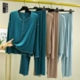出门套头春夏长袖家居服