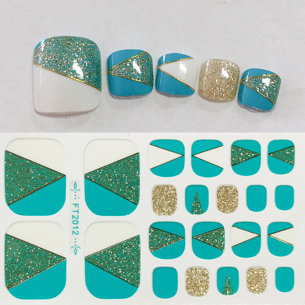 summer fake nails