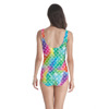 2024 Foreign Trade New Stock Source Shape Mermaid 3D Digital Printing Fish Scales Swimsuit B126-417