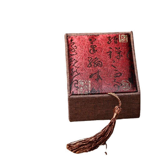 Bracelet box jewelry packaging box red scripture tassel pendant jewelry packaging sponge cushion gift box manufacturer wholesale