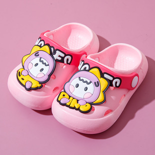 Boys and Girls Slippers, Summer Indoor and Outdoor Non-Slip Soft-Soled Kidsren's Sandals, Baby Beach Hole Shoes, Durable and Durable