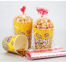 32A爆米花桶 一次性爆米花纸桶 包装桶打包袋电影院纸桶500套