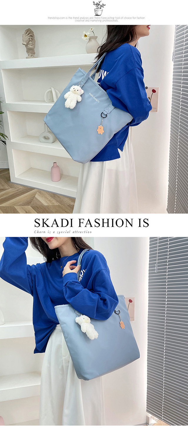 Japanese-style ins Harajuku large-capacity shopping bag, Korean-style chic casual and versatile, artistic student hand-held shoulder bag for girls Application Scenario