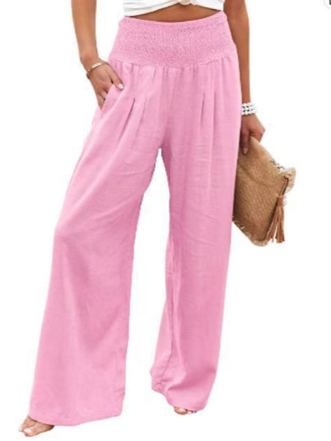 Autumn elegant fashionable solid color trousers for leisure