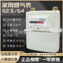 重慶G4G2.5家用天然氣表分表瑞利比煤氣表膜式燃氣表 量大包郵