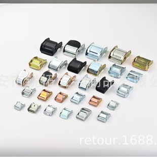 Zinc alloy press buckle metal fastening buckle webbing buckle car binding buckle