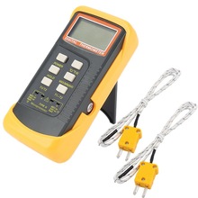 深圳厂价现货批发新型软件温度表/双通道接触式温度表 6802II