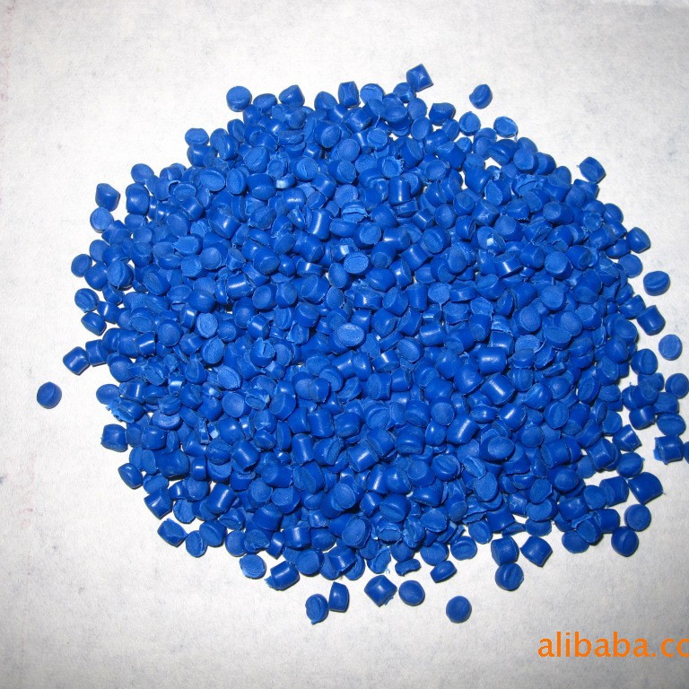 PVC再生料粒 天蓝色  适应网络线外被料  价格3500－5000元每吨