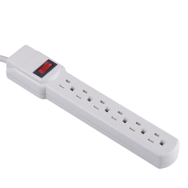 墨西哥 美式 6孔插座全铜 铜包铝CCA 非标POWER STRIP