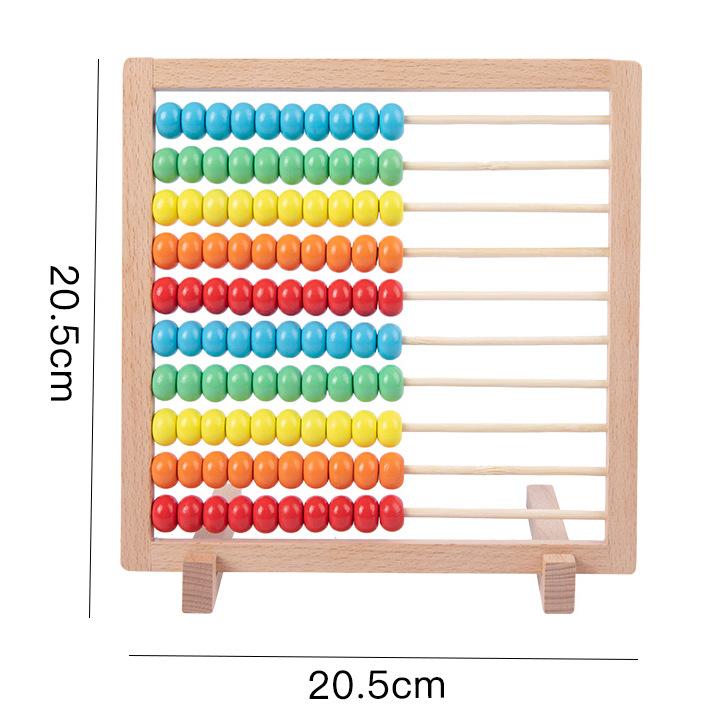 Abacus Ábacus infantil Contador de la escuela primaria Jardín de infantes Adición y resta aritmética Ilustración Matemáticas Ayudas para la enseñanza Juguetes de educación temprana image 15