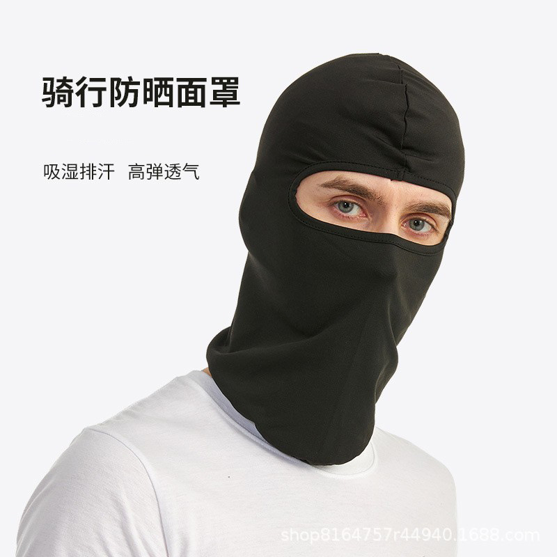 Amazon popular al aire libre ciclismo motocicleta forro máscara a prueba de viento capucha pasamontañas máscara sombrero