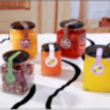 现货供应蜂蜜瓶方瓶六棱瓶50ml*730ml玻璃蜂蜜瓶 l