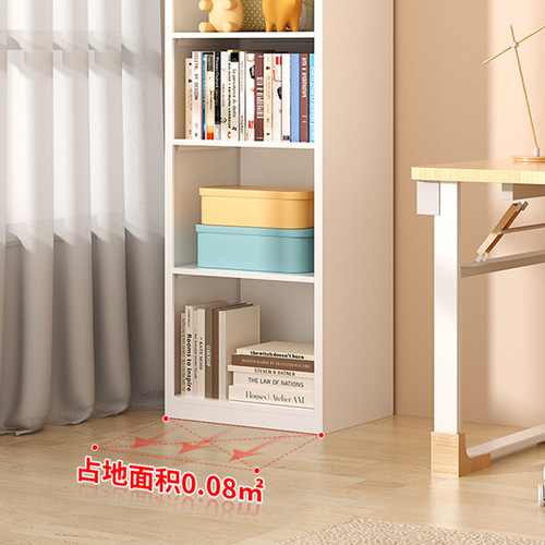 Household steel bookcase floor-standing multi-layer bookshelf living room sandwich corner storage rack children's study iron art storage rack