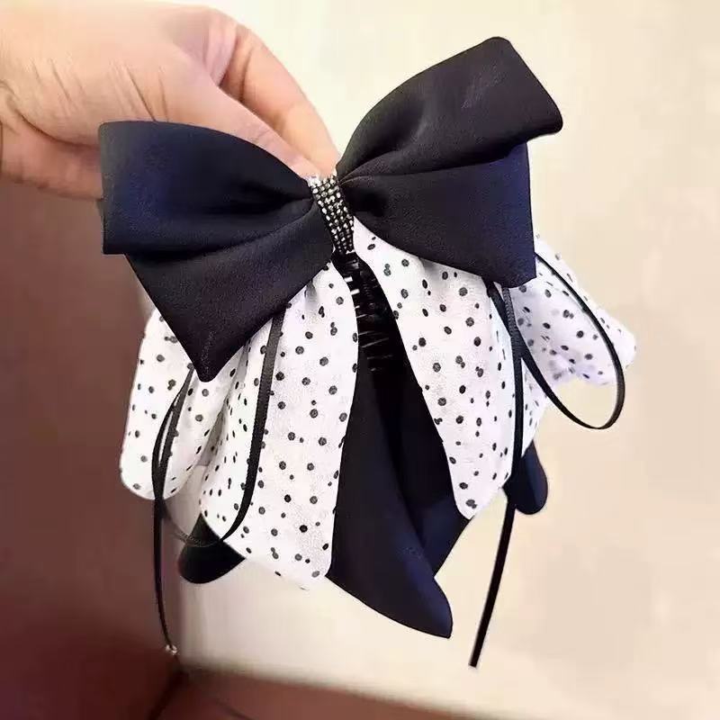 53#나비 인기 원단 & 포니테일 클립