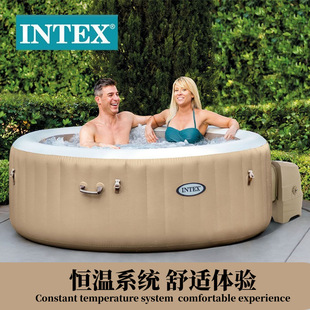 INTEX28426�ӟ�ԡ�ך�����Ӿ�ؿ��{���~��ˮ�ذ�ĦSPAԡ��ɣ��