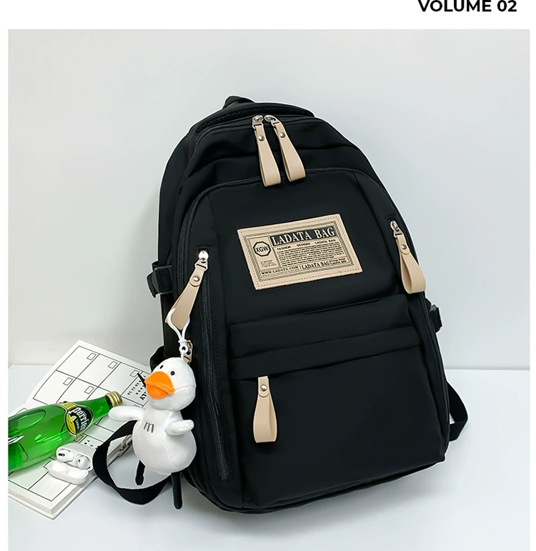 School Backpack, Unisex Spacious 14″ Laptop Compartment, Simple Elegant Design, 2–4 Pockets