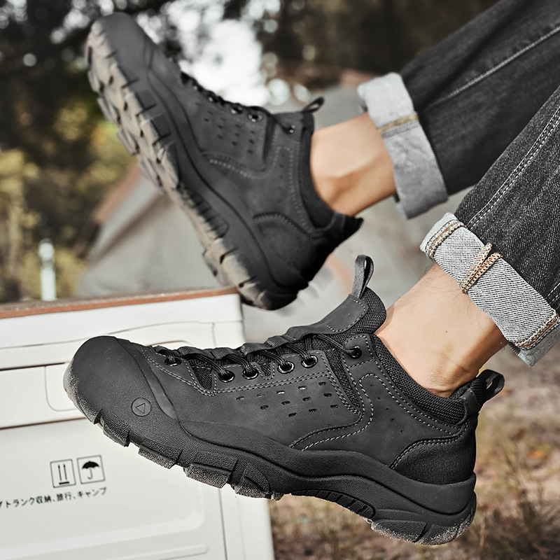 Zapatos de trabajo para hombres nuevos zapatos deportivos al aire libre zapatos casuales para hombres bolsas de suela suave zapatos de montaña antideslizantes zapatos de hombre 46
