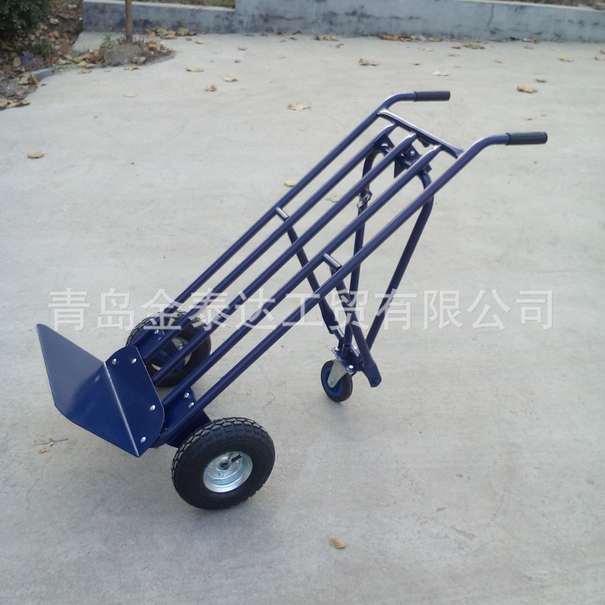 折叠手推车老虎车 三轮货仓车 物流搬运车HT1825