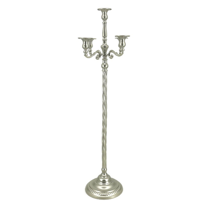 Adornos de candelabros de hierro forjado transfronterizos, accesorios para bodas en hoteles, portavelas de varios brazos, decoración para la sala de estar del hogar, portavelas dorado.