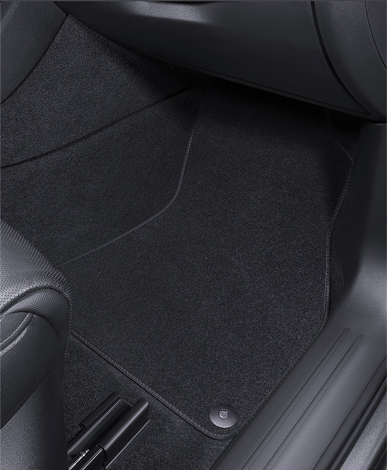 Suitable for Single Driver's Car Floor Mats, Passenger Cabin Rear Mats, Bridge Pieces, Carpets, Suede, Original Factory Special Vehicles