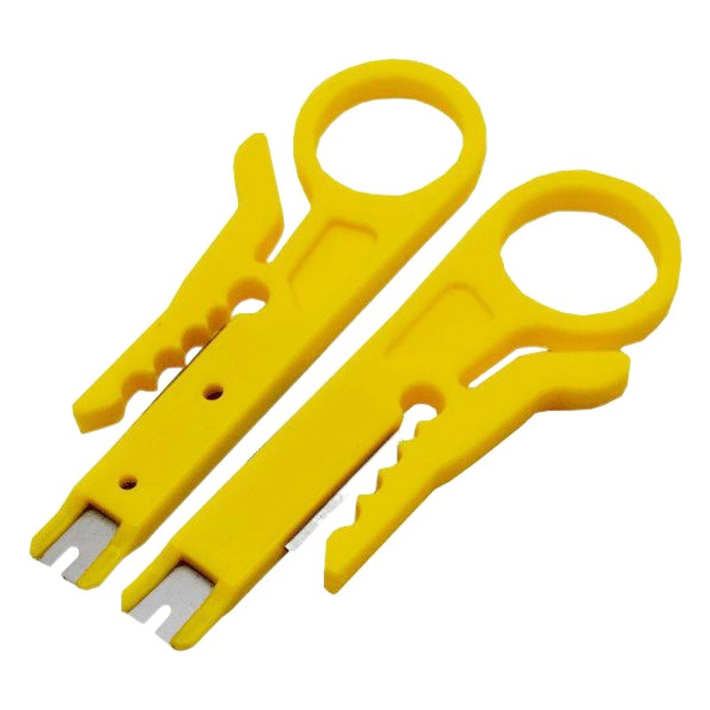 Мини-маленький желтый нож, инструмент для зачистки проводов, простой инструмент для зачистки проводов, прямые продажи с фабрики, многофункциональный инструмент для зачистки проводов, инструмент для зачистки проводов