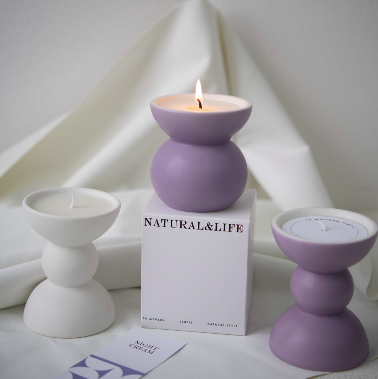 Estilo hecho a mano cerámica avanzada aceite esencial aromaterapia púrpura taza cera regalo de Año Nuevo novias cumpleaños regalo del cliente