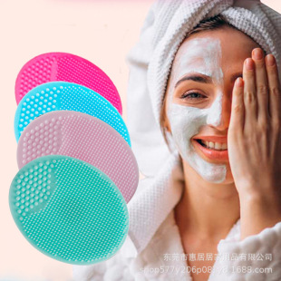 Wholesale Recommended Household Silicone Soft-Bristled Facial Cleaning Brush Manual Massage Brush Shampoo Bath Brush Cleaning Large Size