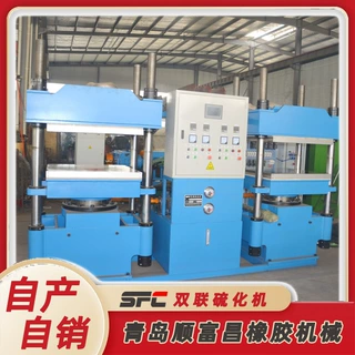 源头厂家货源 自动控制 双联橡胶硫化成型机 平板硫化机 热压机