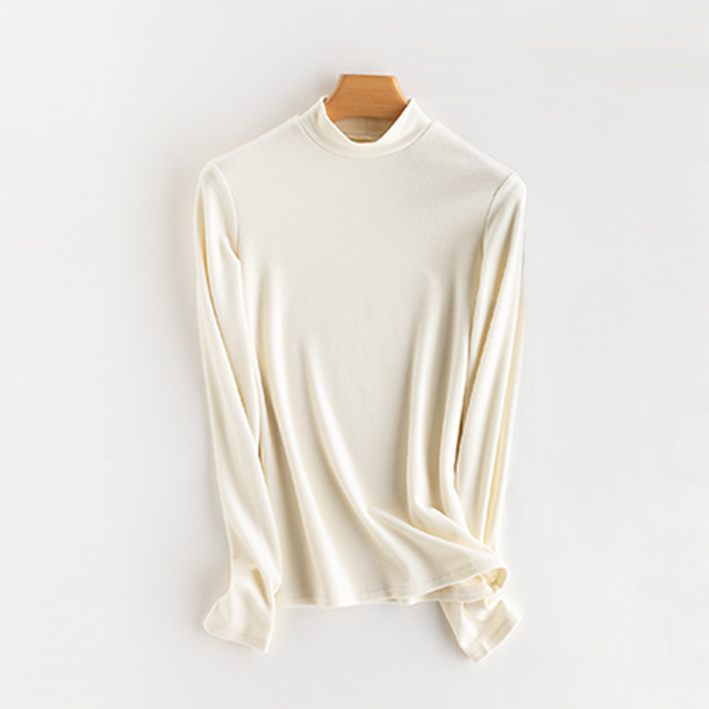 Chirpin white half-high collar (YDS2316)