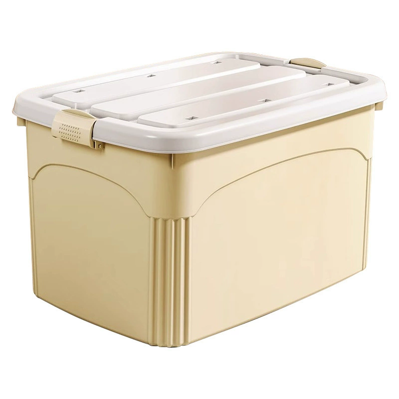 Plastic extra large capacious storage box, trousers, bedding, increased thickness