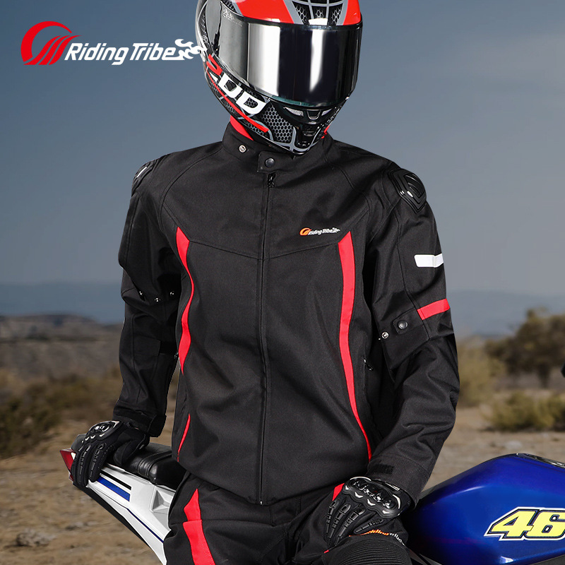 Motorcycle Riding Suit Men's Jacket Four Seasons Off-road Bike Suit Riding Suit Men's Racing Windproof Fall-proof Rider Suit