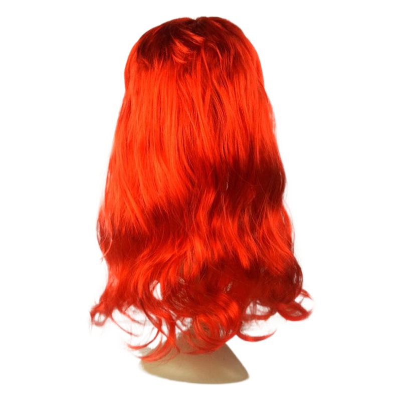 Peluca roja de sirena de comercio electrónico transfronterizo con accesorios de baile para niños de estrellas de mar